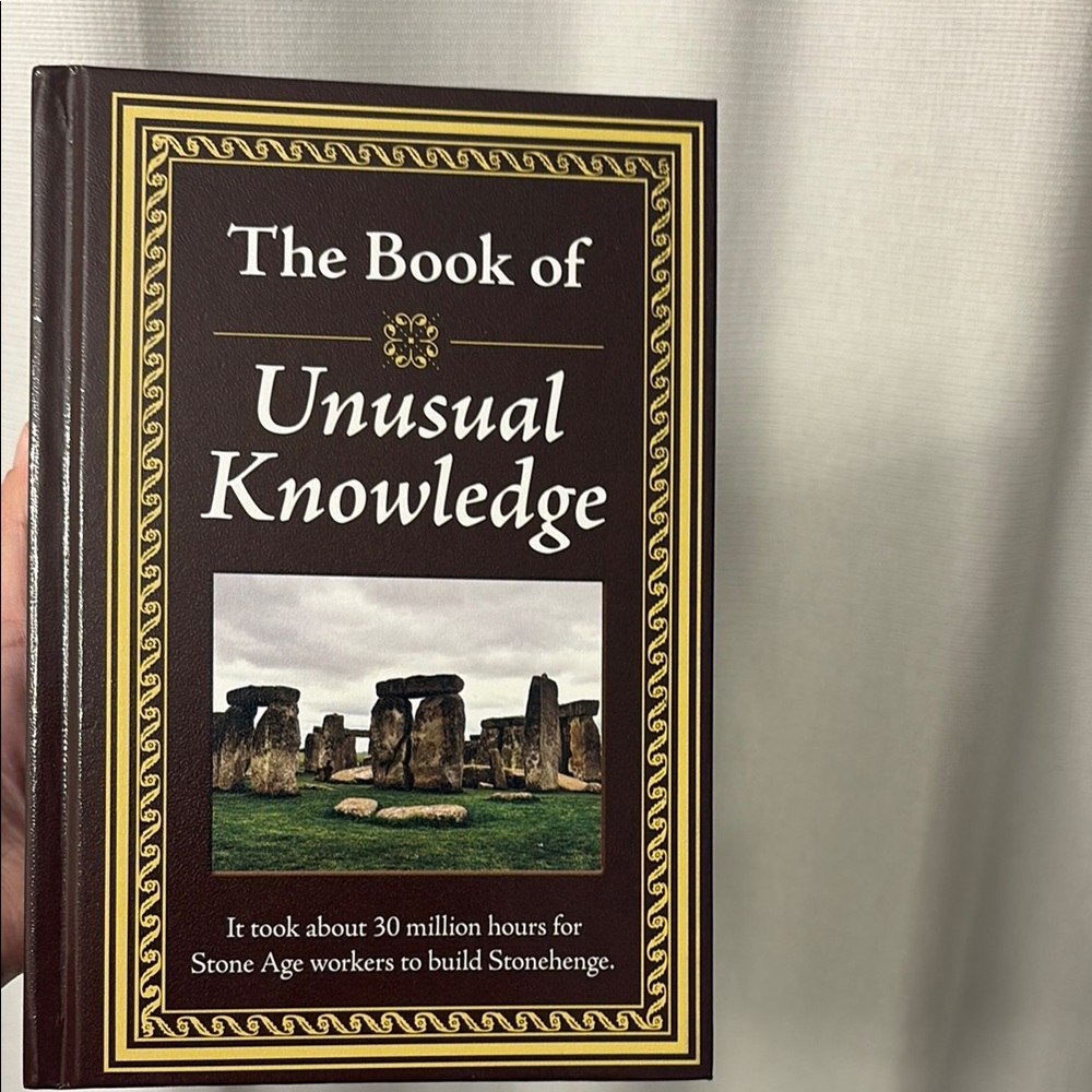 The Book of Unusual Knowledge - Brown Hardcover